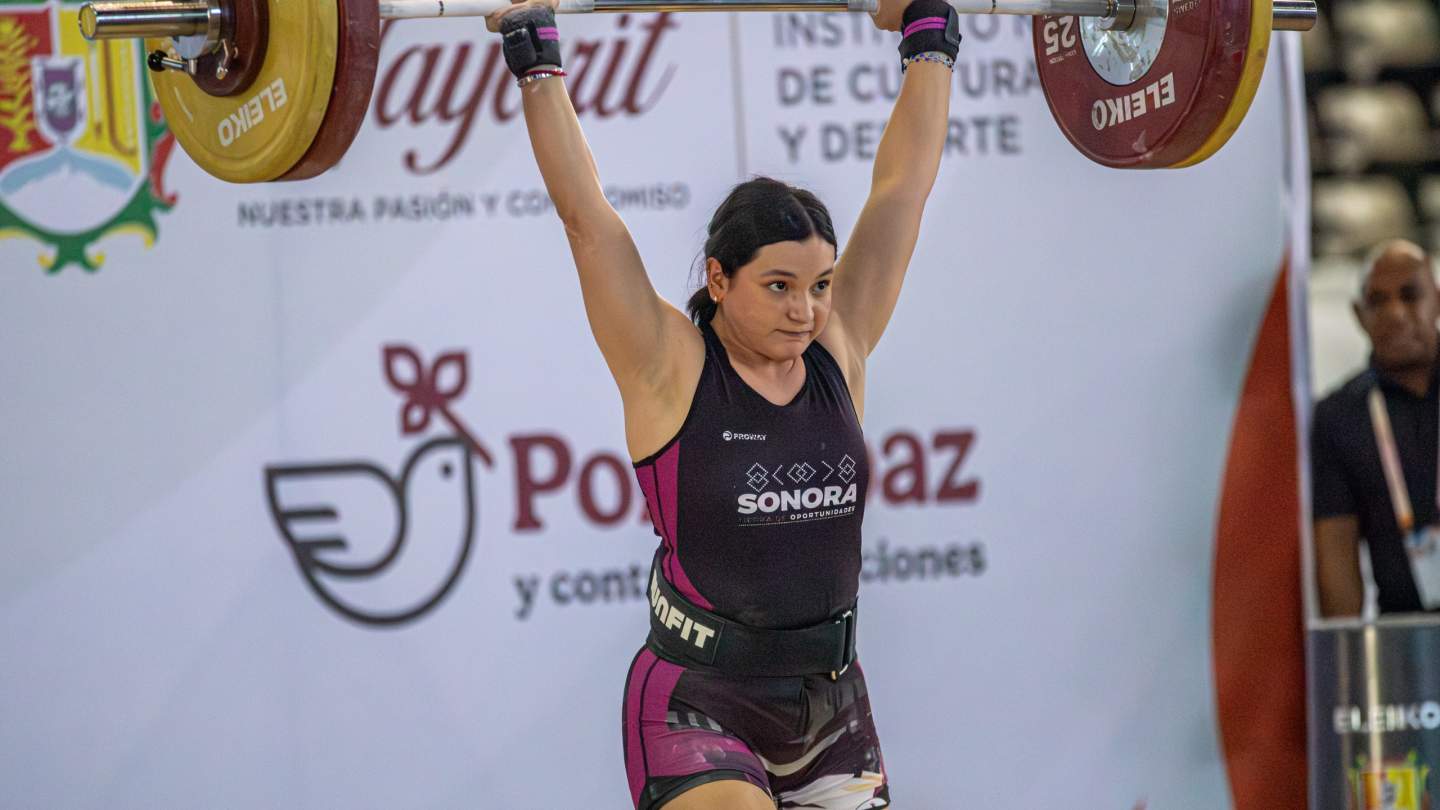 SONORA SUMA 8 MEDALLAS EN LA ÚLTIMA FECHA FEMENIL DE OLIMPIADA NACIONAL DE HALTEROFILIA 